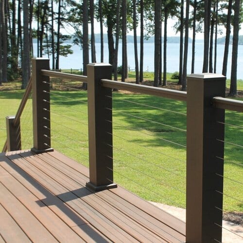 Aluminum Cable Rail Options - Color Guard 