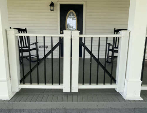 White Verona Double Gate (Two Gate Kits)