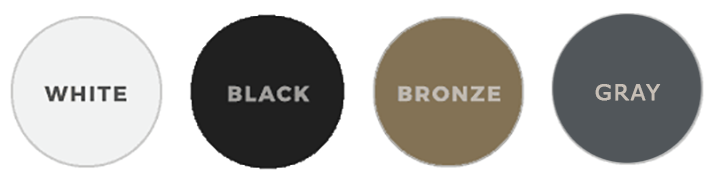 aluminum color swatches