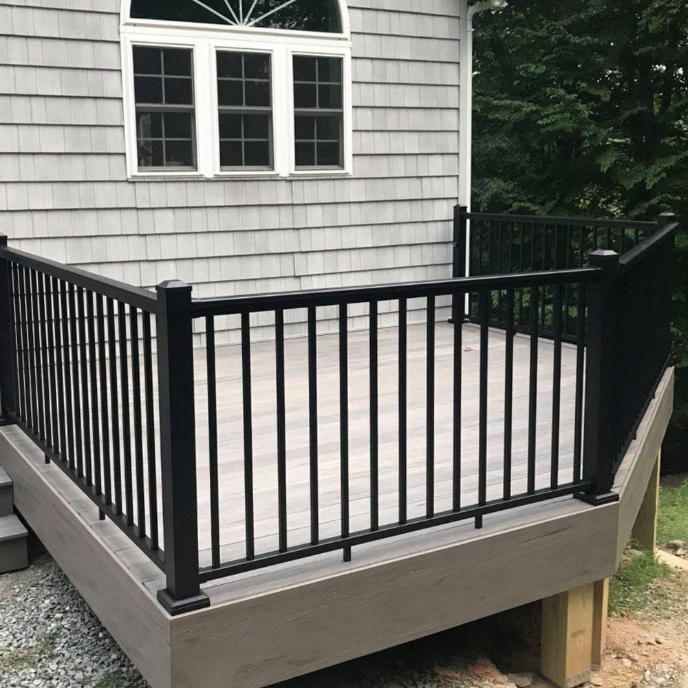 Lincoln Aluminum Straight Rail Color Guard Railing